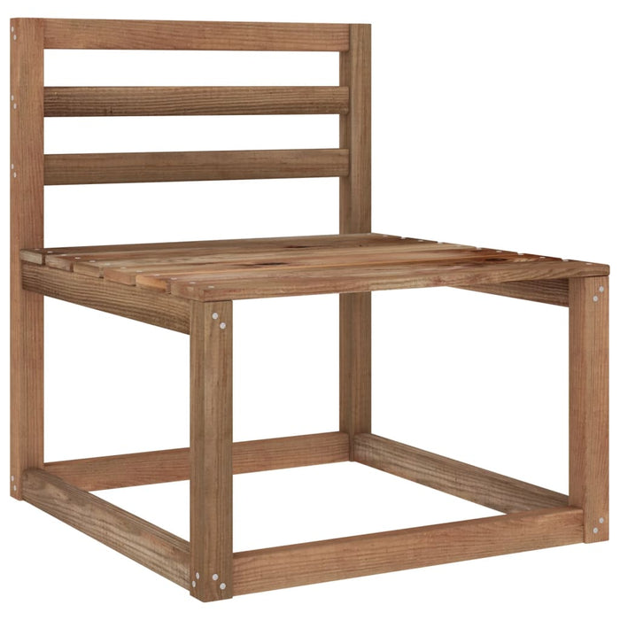 Garten-Palettensofa 2-Sitzer mit Kissen in Anthrazit