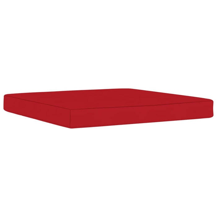 11-tlg. Garten-Lounge-Set mit Kissen Rot