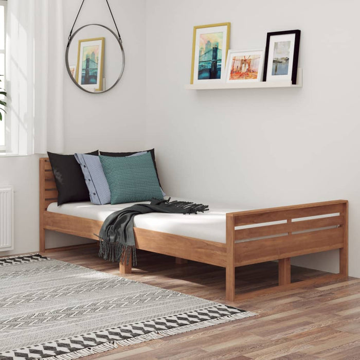 Massivholzbett Teak 100x200 cm
