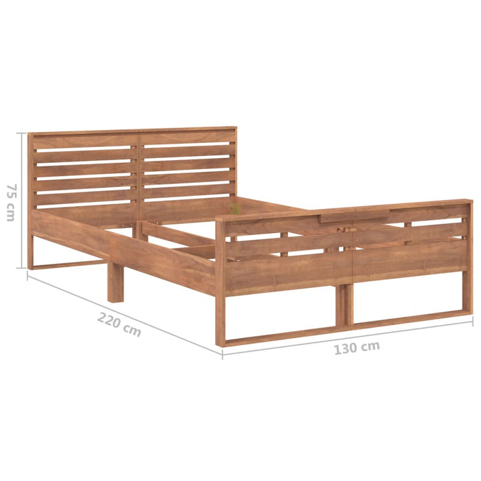 Massivholzbett Teak 120x200 cm