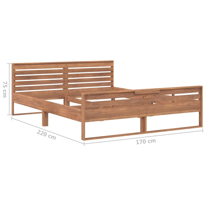 Massivholzbett Teak 160x200 cm