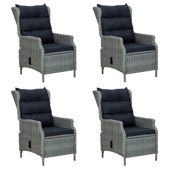 5-tlg. Garten-Essgruppe Hellgrau