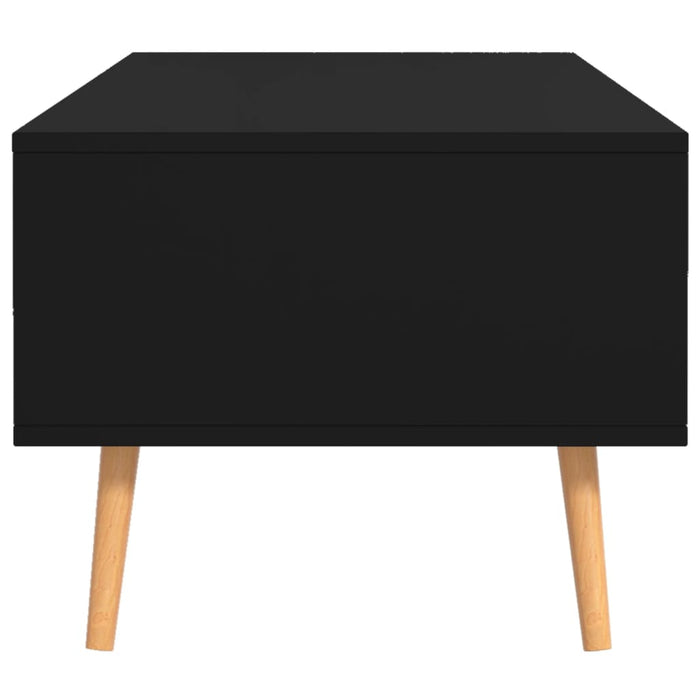Coffee table black 100x49.5x43 cm made of wood