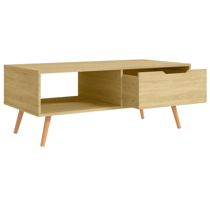 Coffee table Sonoma oak 100x49.5x43 cm wood material