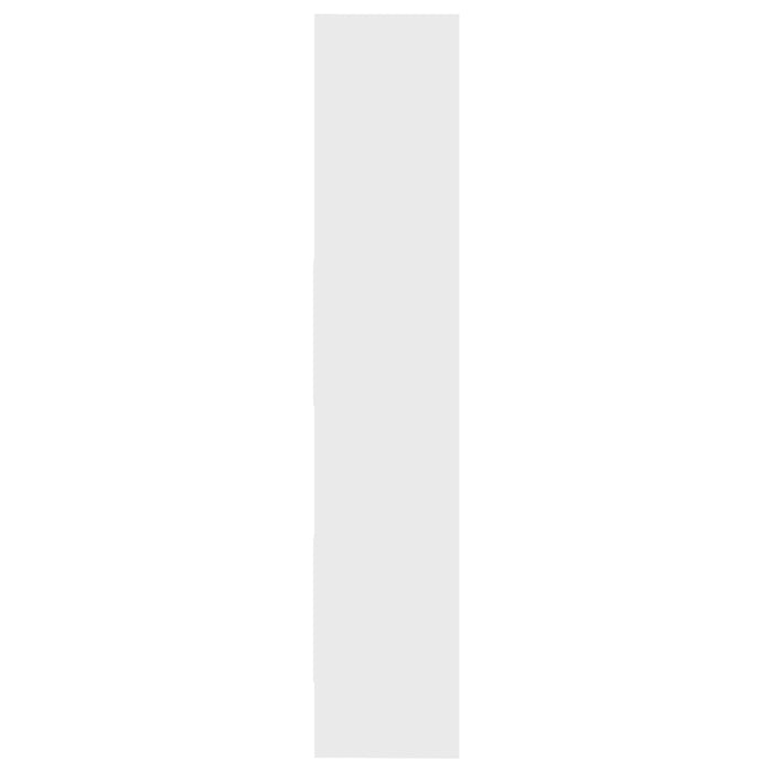 Bücherregal Weiß 40x35x180 cm Holzwerkstoff