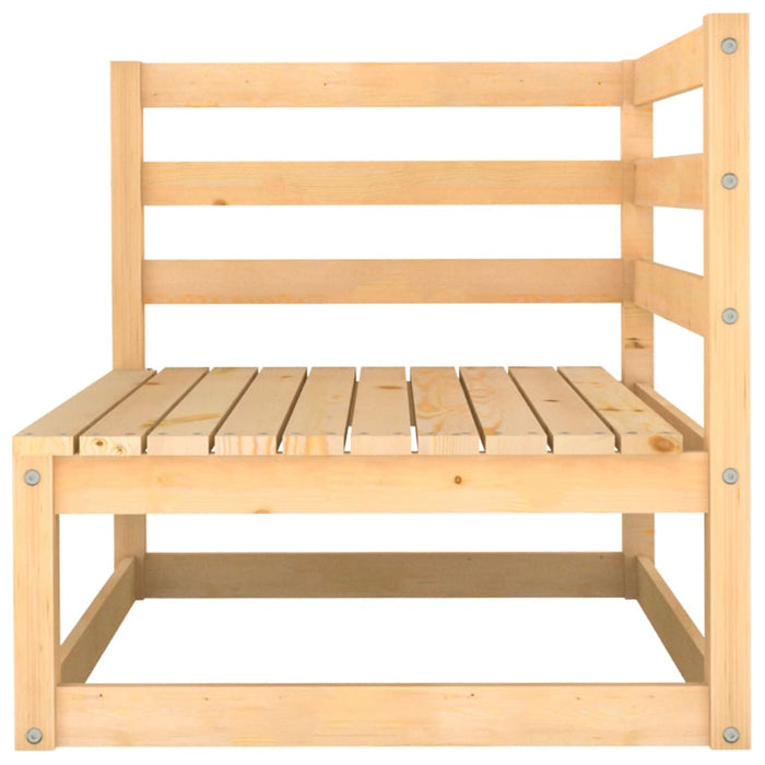 Garten-Ecksofas 2 Stk. Kiefer Massivholz