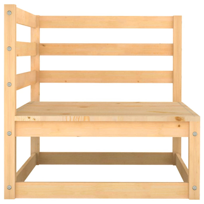 Garten-Ecksofas 2 Stk. Kiefer Massivholz