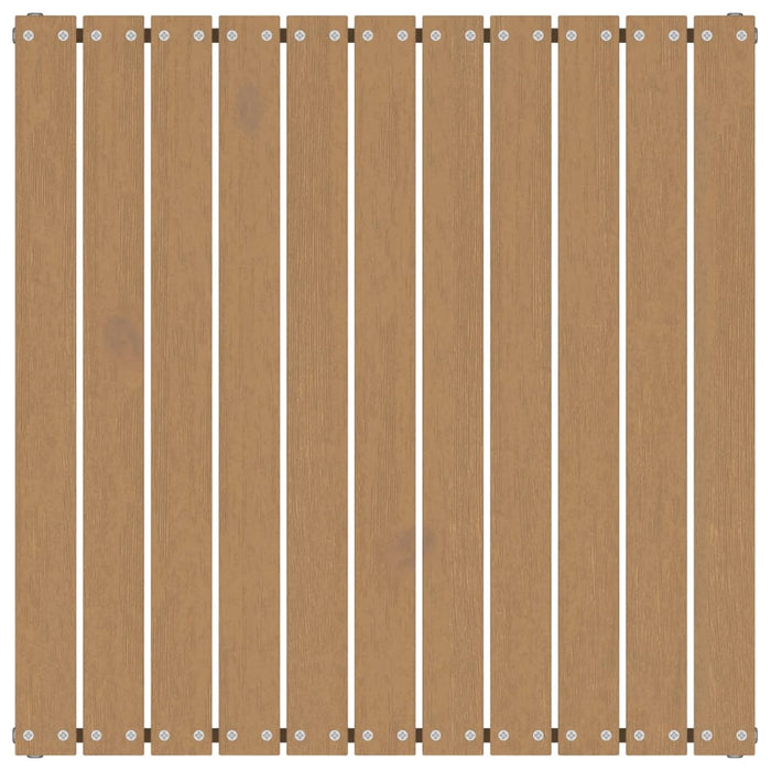 3-tlg. Garten-Lounge-Set Honigbraun Massivholz Kiefer