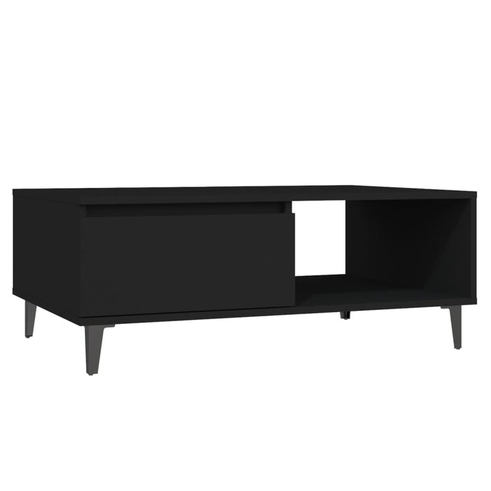 Couchtisch Schwarz 90x60x35 cm Holzwerkstoff
