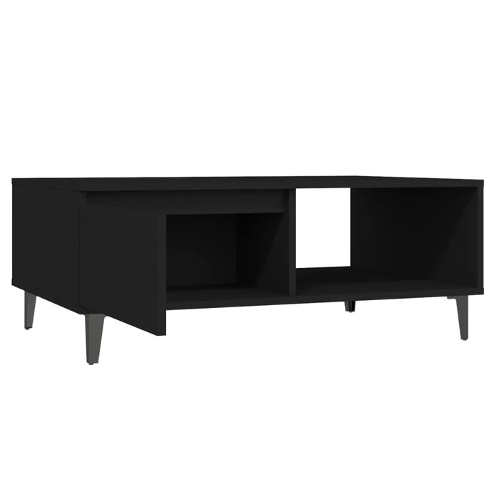 Couchtisch Schwarz 90x60x35 cm Holzwerkstoff