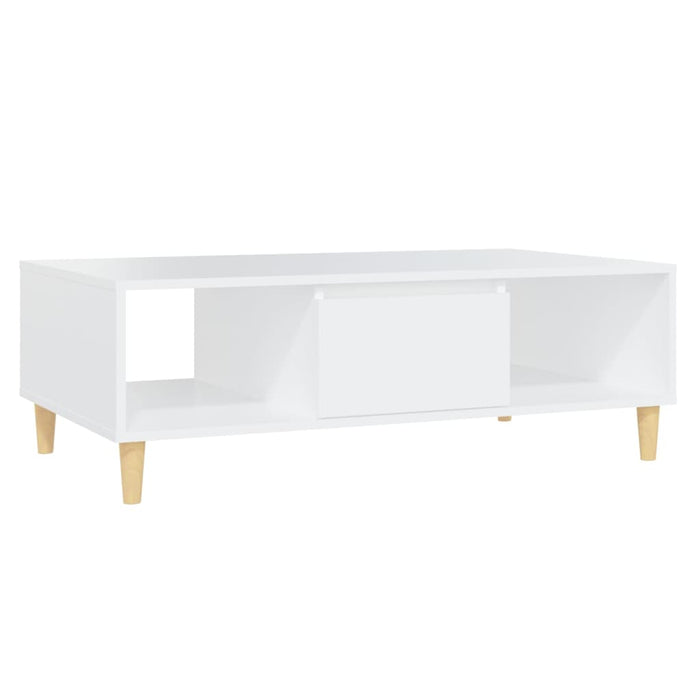 Couchtisch Weiß 103,5x60x35 cm Holzwerkstoff