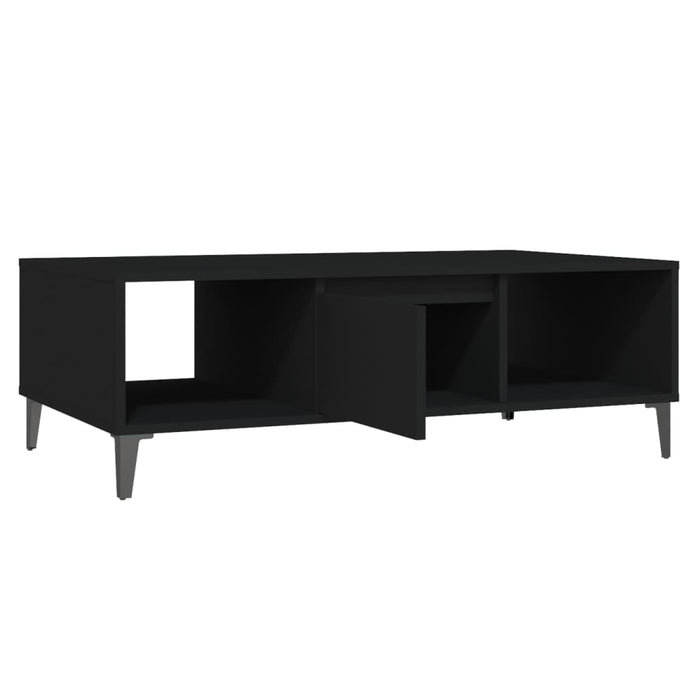 Couchtisch Schwarz 103,5x60x35 cm Holzwerkstoff