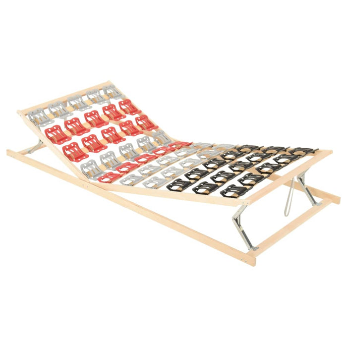 Lattenrost 12 Latten Verstellbares Kopf- und Fußteil 80x200 cm