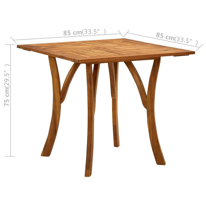 3-tlg. Garten-Essgruppe Schwarz