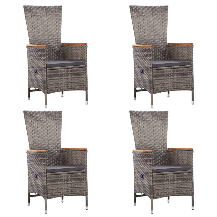 5-tlg. Garten-Essgruppe Grau