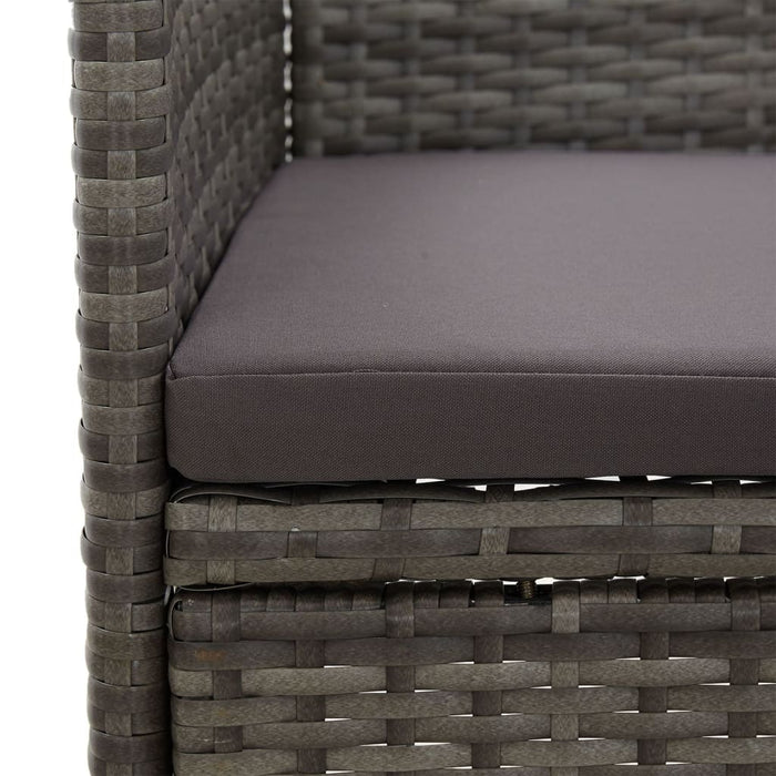 5-tlg. Garten-Essgruppe Grau