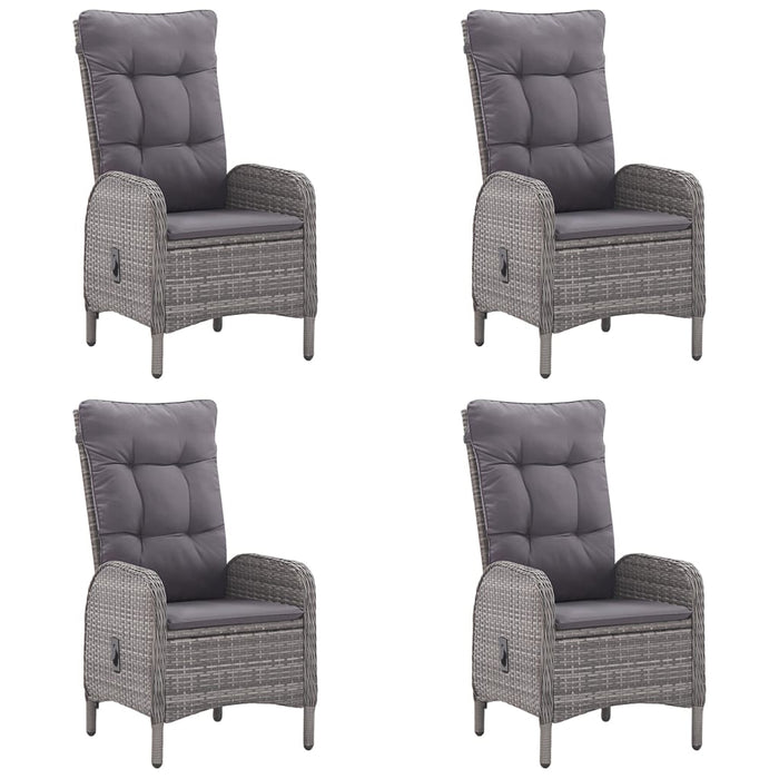 5-tlg. Garten-Essgruppe Grau