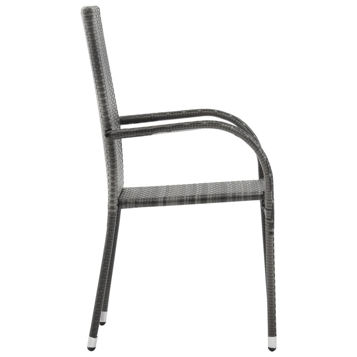 5-tlg. Garten-Essgruppe Grau