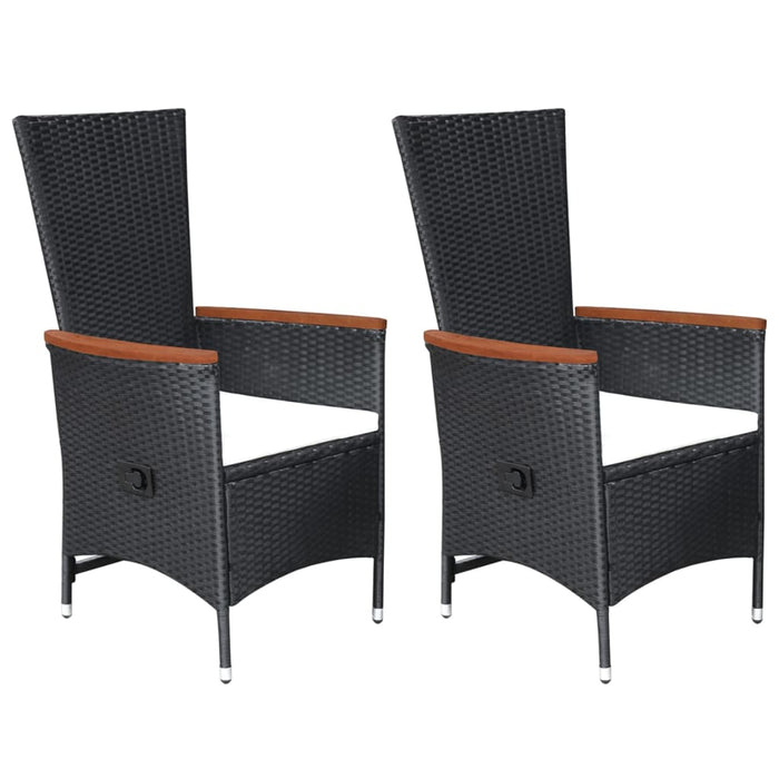 5-tlg. Garten-Essgruppe Schwarz