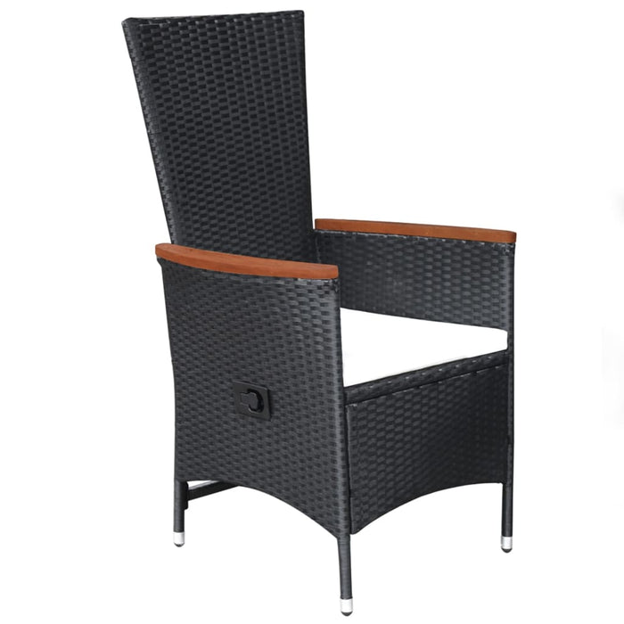 5-tlg. Garten-Essgruppe Schwarz