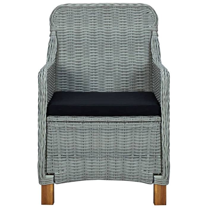 5-tlg. Garten-Essgruppe Hellgrau