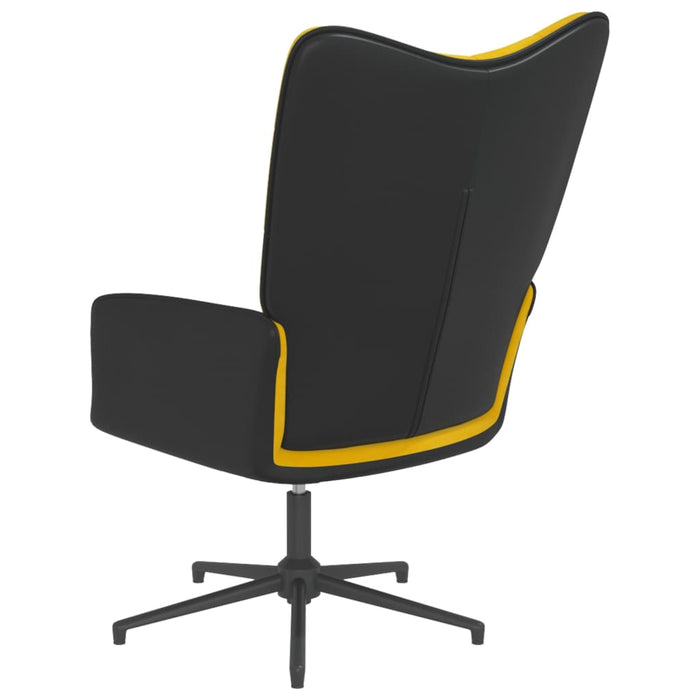 Relaxsessel Senfgelb Samt und PVC