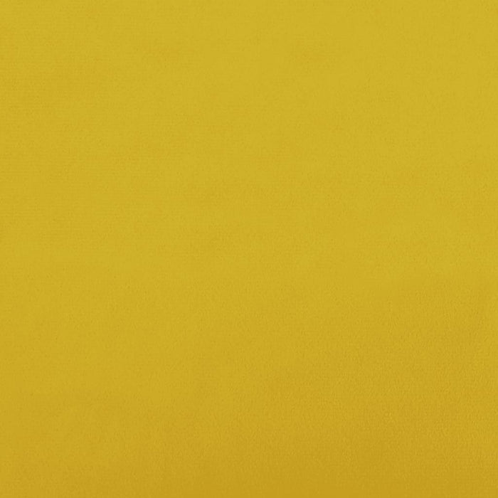 Relaxsessel mit Hocker Senfgelb Samt
