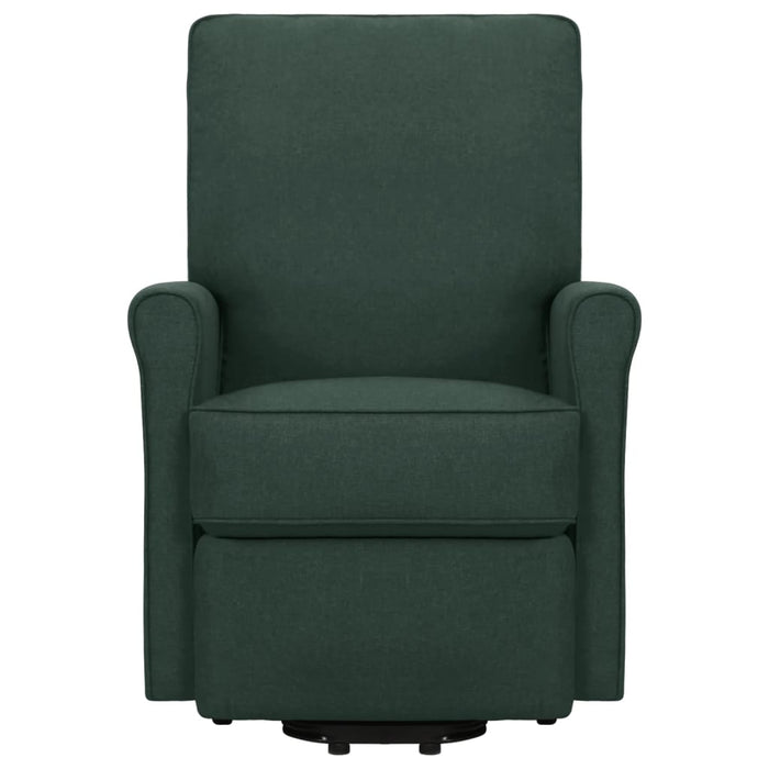 Aufstehsessel Dunkelgrün Stoff