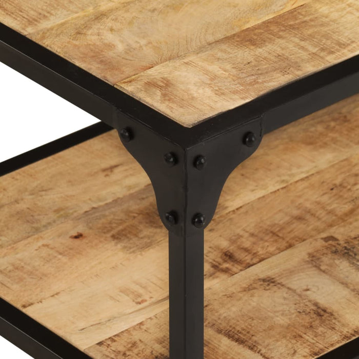 Coffee table 90x45x35 cm Rough solid mango wood