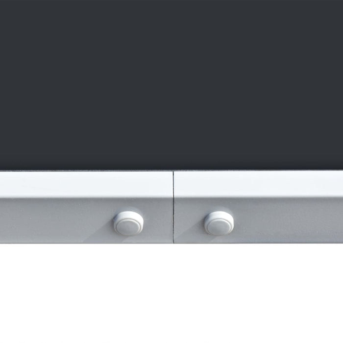 5-tlg. Garten-Essgruppe Stahl Schwarz