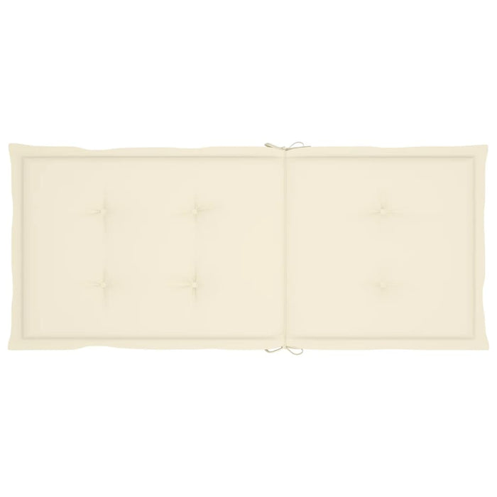 Garten-Liegestühle mit Kissen 8 Stk. Massivholz Teak