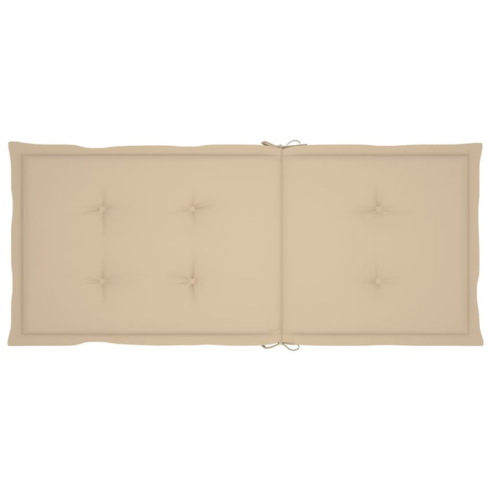 Garten-Liegestühle mit Kissen 8 Stk. Massivholz Teak