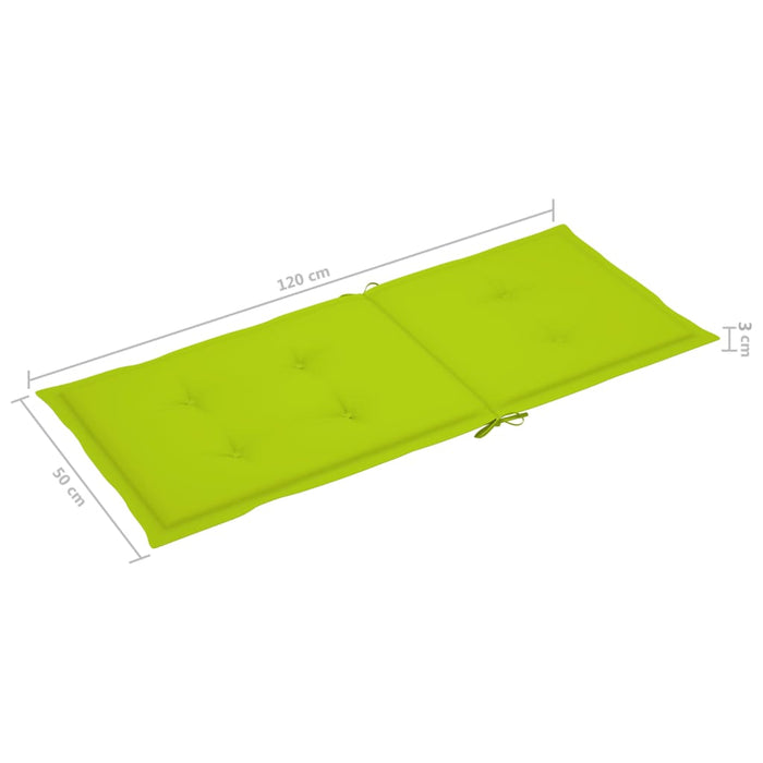 Garten-Liegestühle mit Kissen 8 Stk. Massivholz Teak