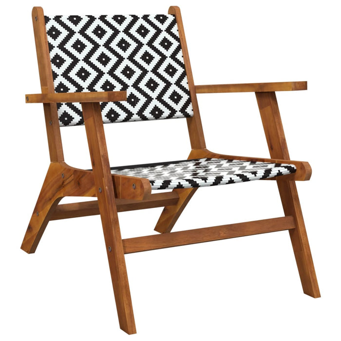 Garden chairs 2 pcs. Solid acacia wood