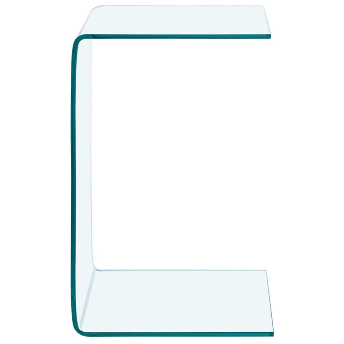 Beistelltisch 40x40x60 cm Hartglas