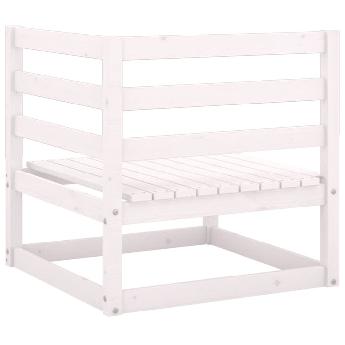 3-tlg. Garten-Lounge-Set mit Kissen Kiefer Massivholz