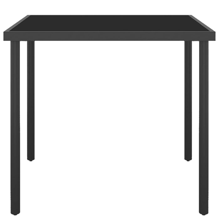 3-tlg. Garten-Essgruppe Stahl