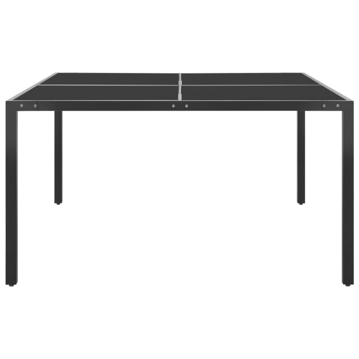 9-tlg. Garten-Essgruppe Stahl