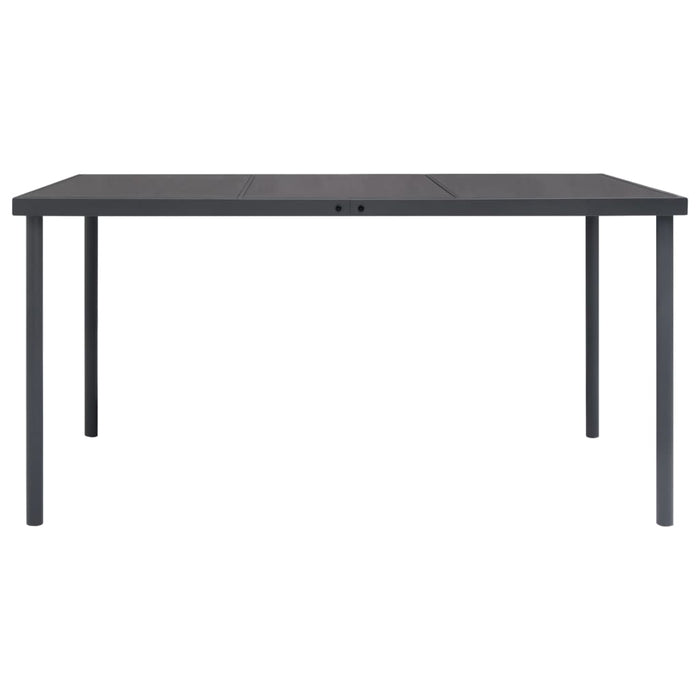 5-tlg. Garten-Essgruppe Stahl