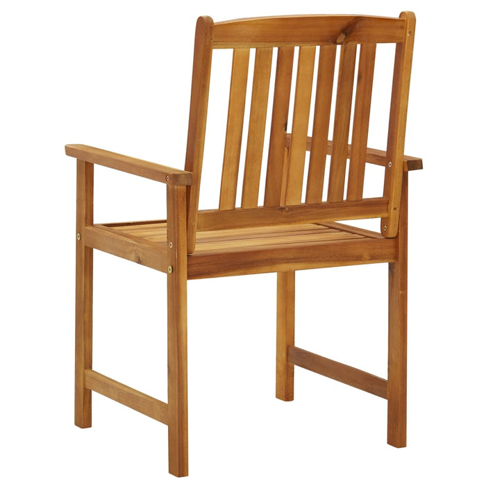 Garden chairs 6 pcs. Solid acacia wood