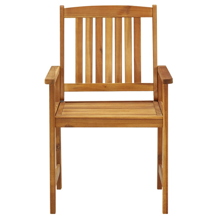 Garden chairs 6 pcs. Solid acacia wood