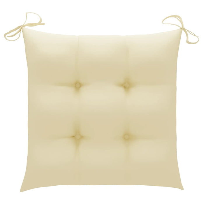 Gartenstühle mit Kissen 8 Stk. Massivholz Akazie