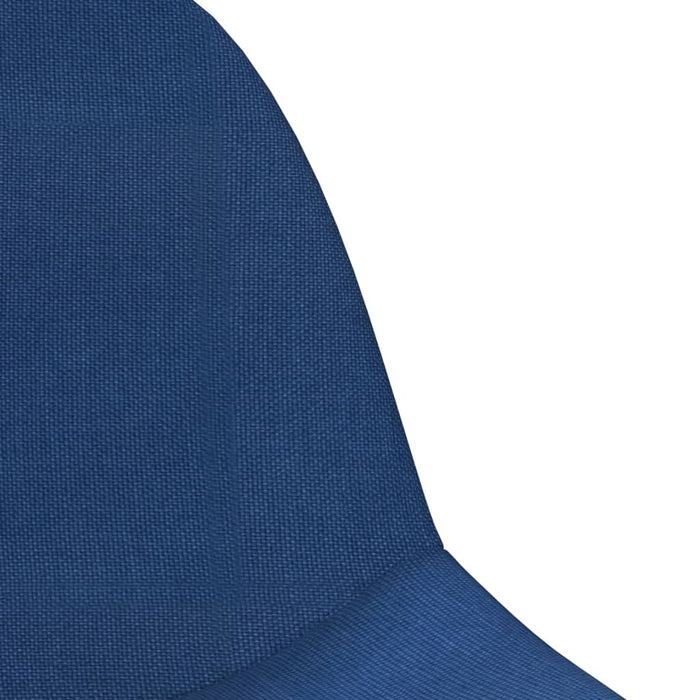 Esszimmerstühle 2 Stk. Drehbar Blau Stoff