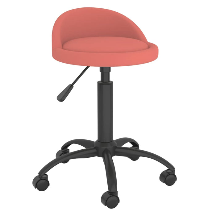 Esszimmerstühle 2 Stk. Drehbar Rosa Samt