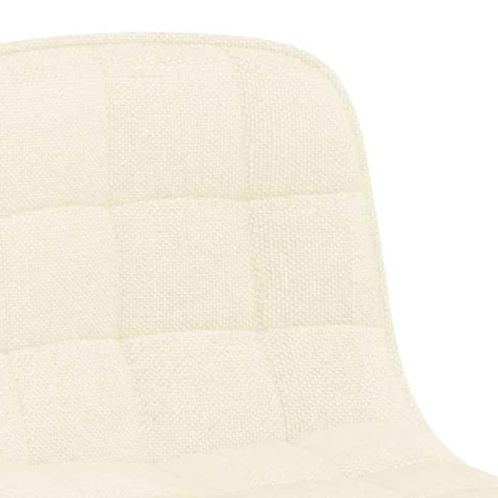 Dining room chairs 2 pcs. Swivel cream fabric