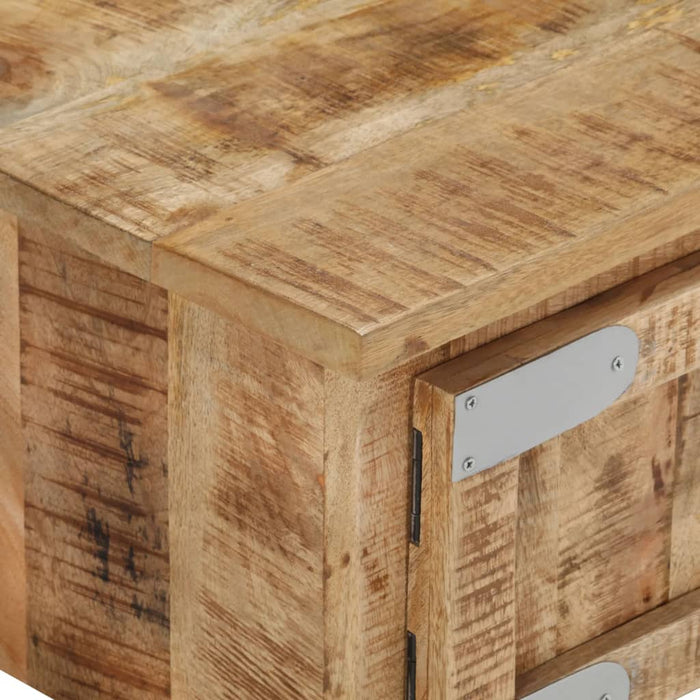 Couchtisch 67x67x30 cm Massivholz Mango