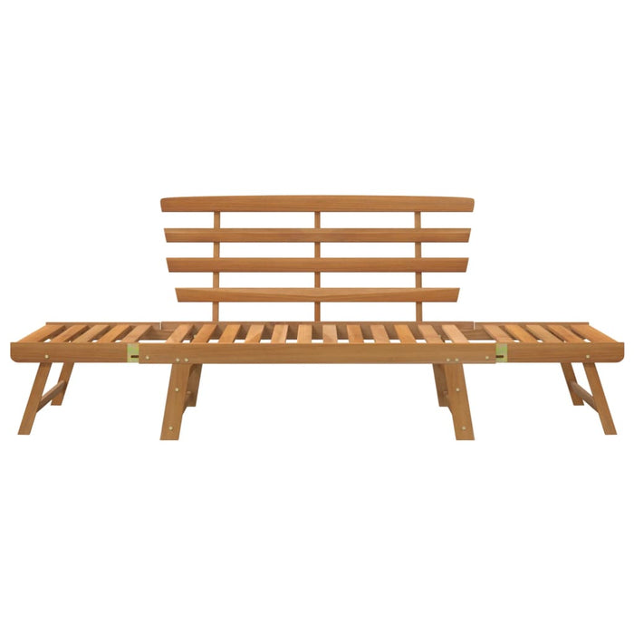 Garden bench 2-in-1 190 cm solid acacia wood