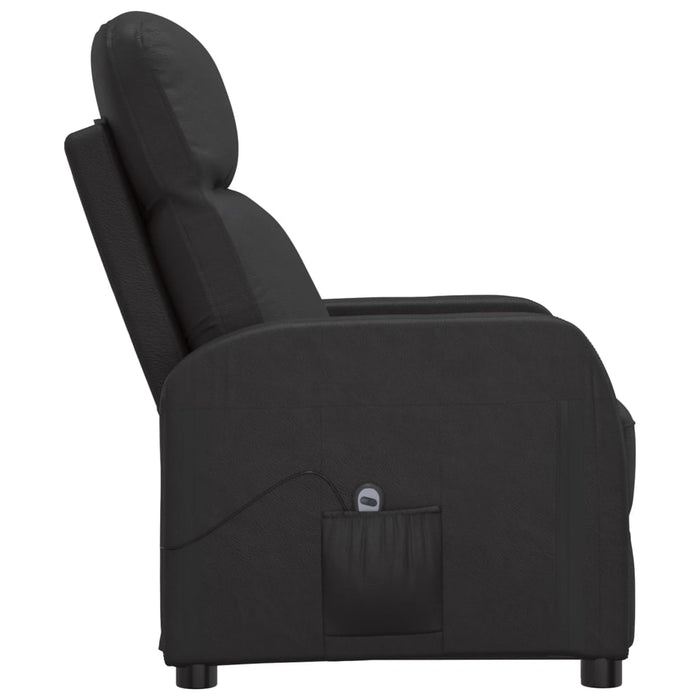 Relaxsessel Elektrisch Schwarz Kunstleder