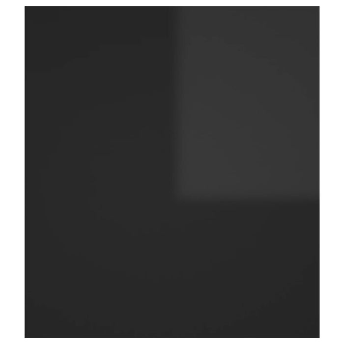 Beistelltisch Hochglanz-Schwarz 60x40x45 cm Holzwerkstoff