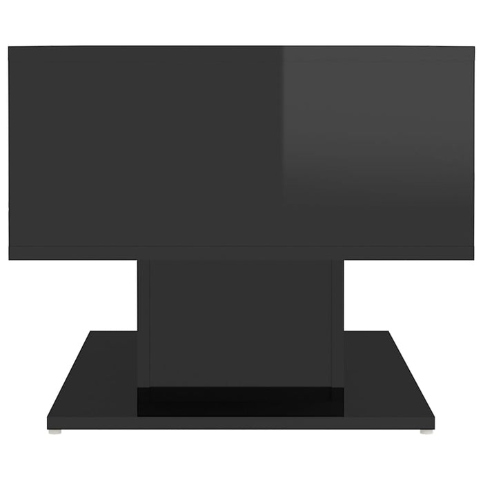 Couchtisch Hochglanz-Schwarz 103,5x50x44,5 cm Holzwerkstoff